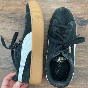 Puma suede platform sneaker